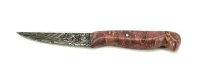 Hand made damascus paring knife